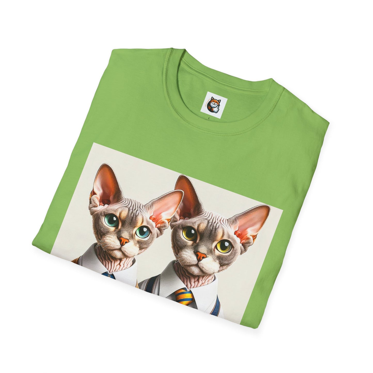 Devon Rex Cat suits Softstyle T-Shirt