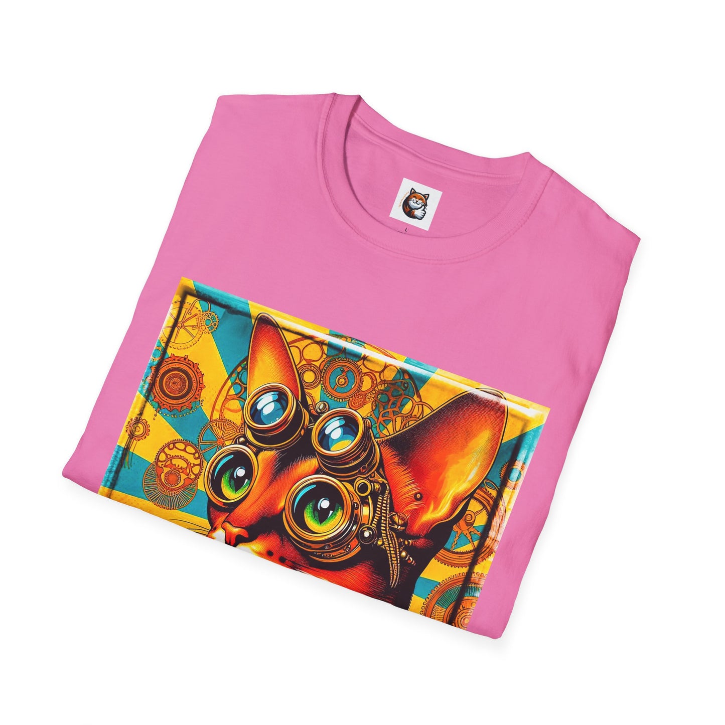 Abyssinian Unisex  steam punk Softstyle T-Shirt