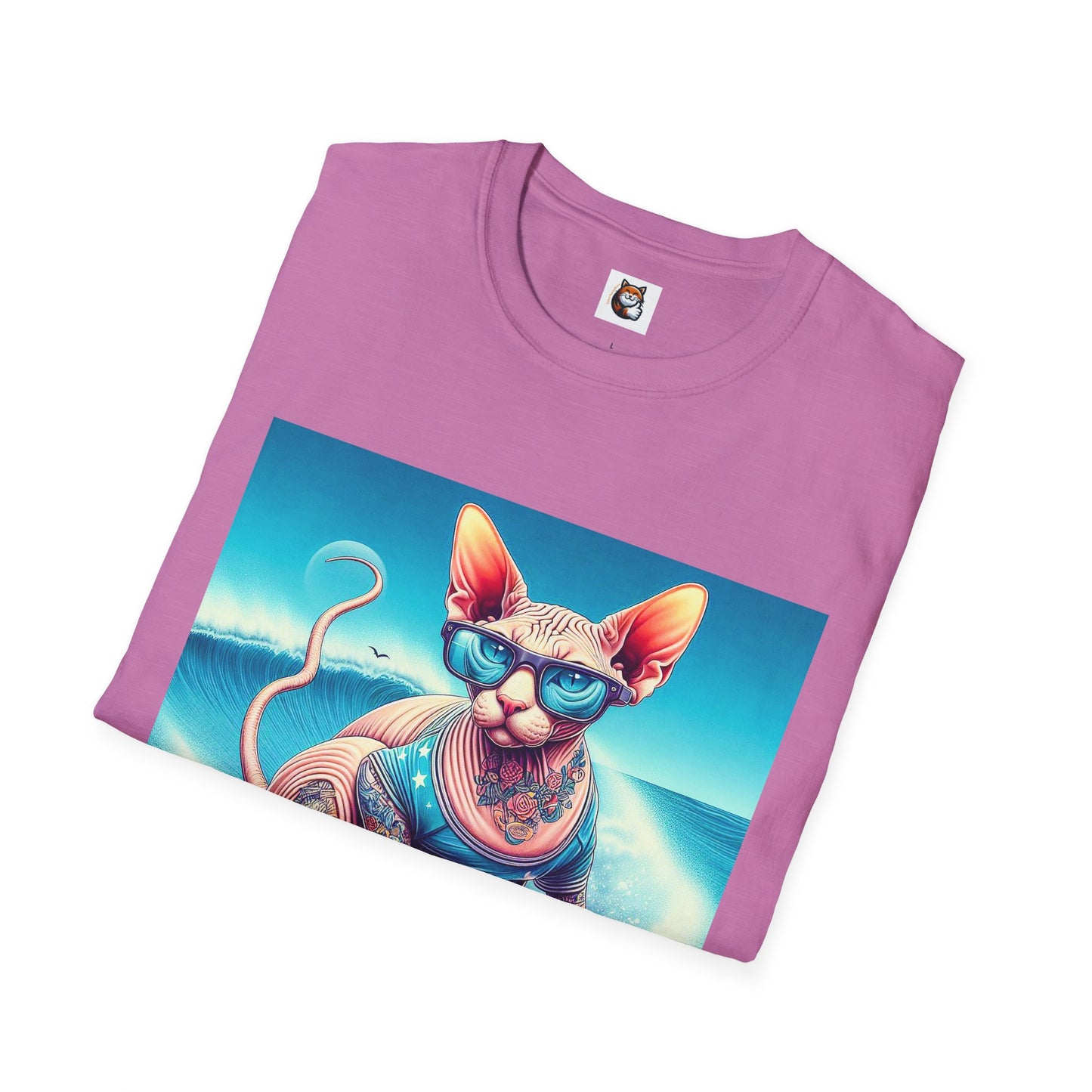 Sphynx Cat surfing beauty shirt