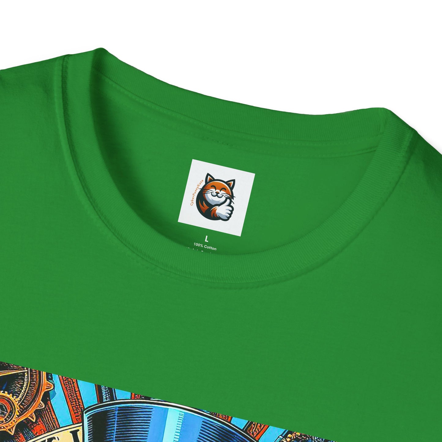 Russian Blue Cat Unisex Softstyle T-Shirt