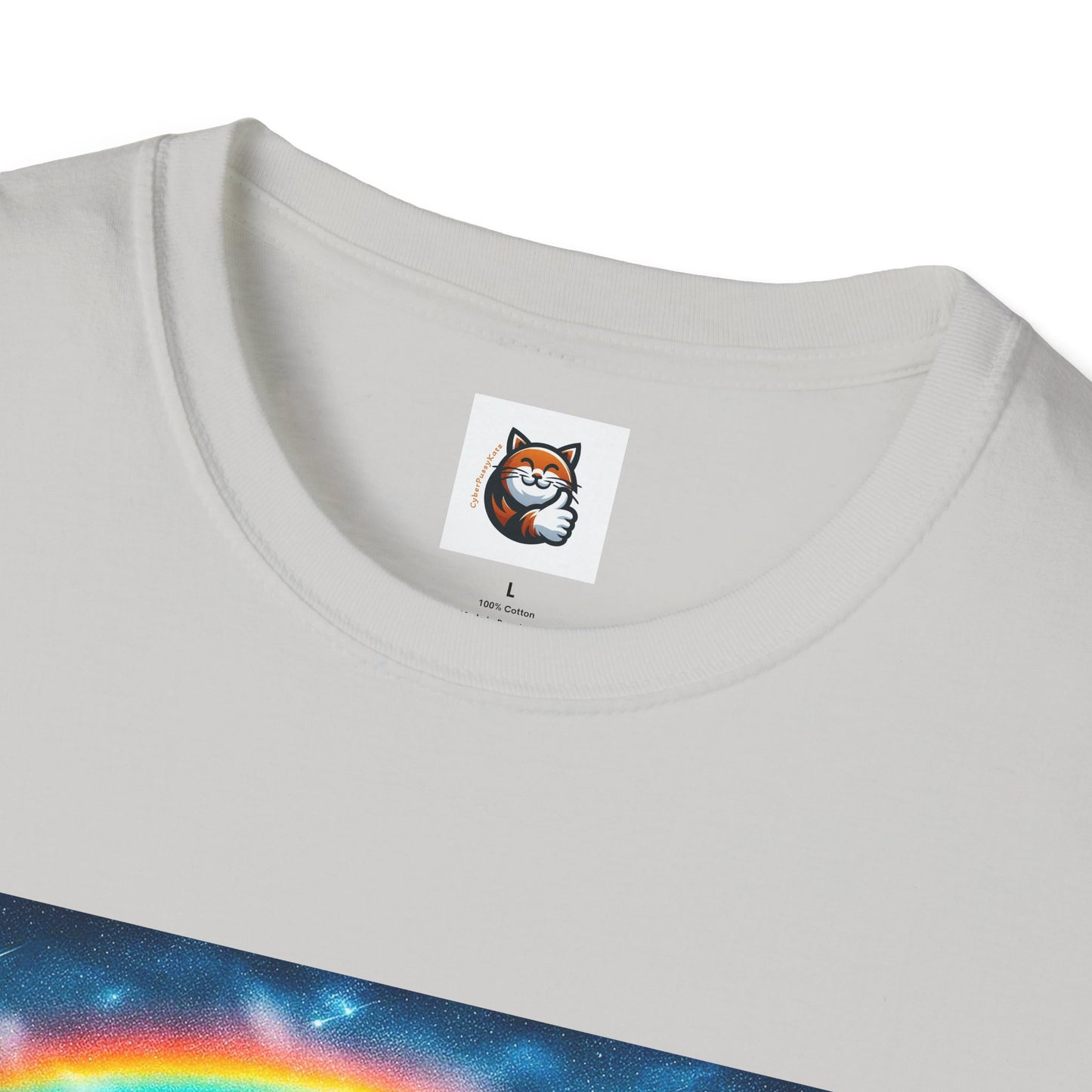 Selkirk Rex Cat T-Shirt  rainbow bridge