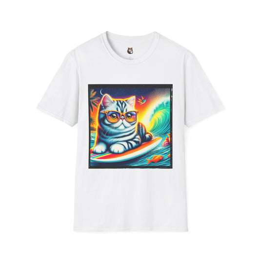 Exotic Shorthair Cat Unisex Softstyle T-Shirt