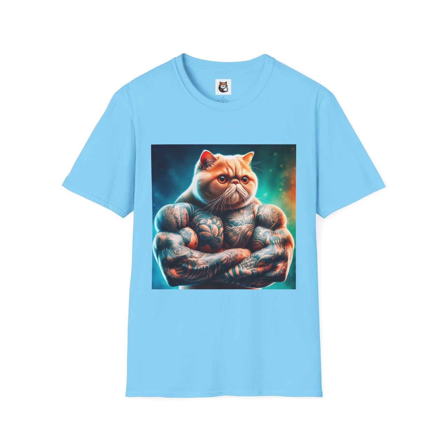 Exotic Shorthair Cat Unisex Softstyle T-Shirt