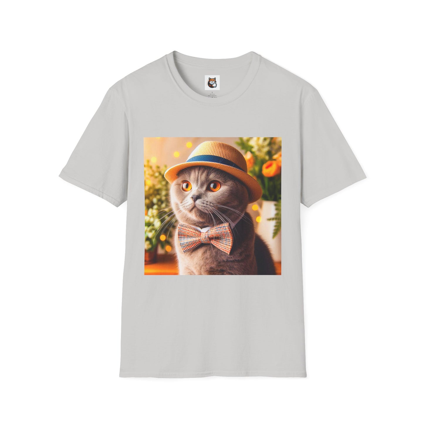 Scottish Fold Cat top hat T-Shirt