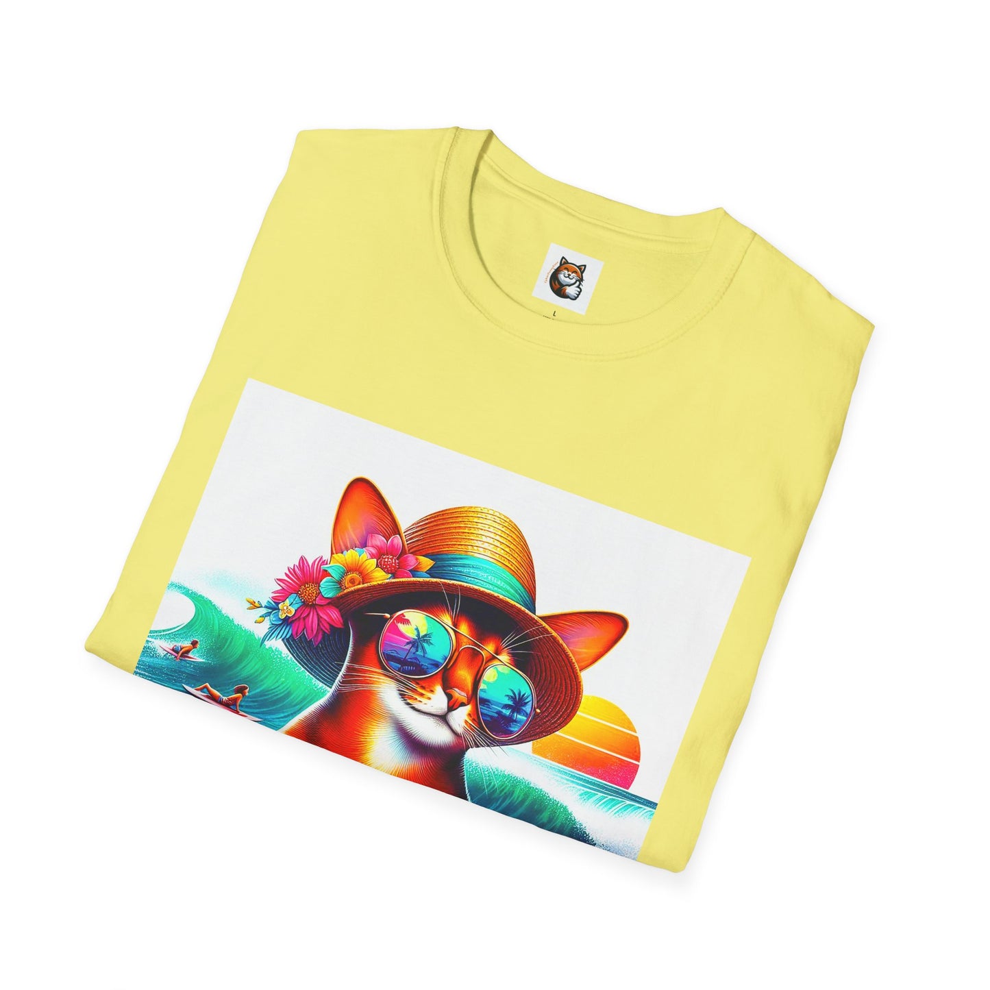Abyssinian surfer Softstyle T-Shirt