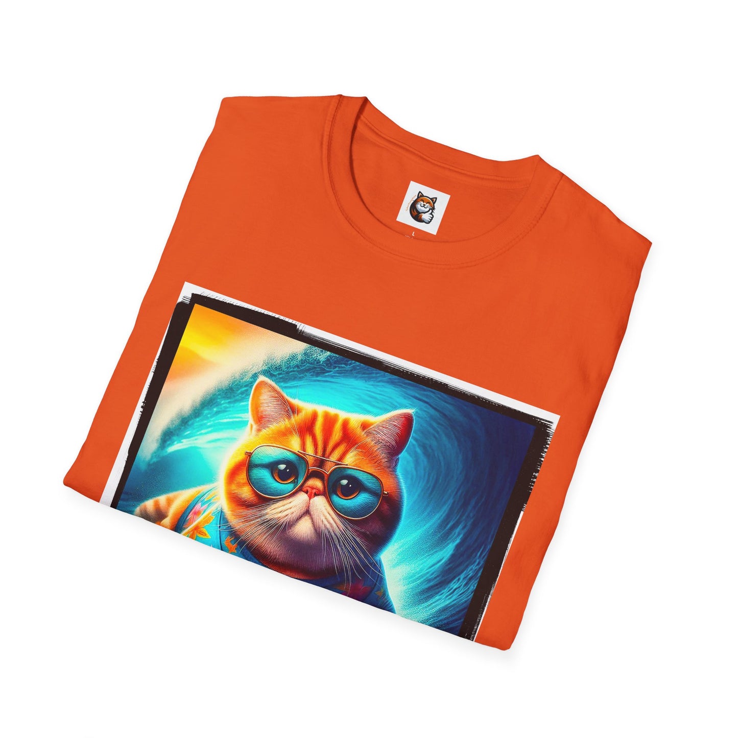 Exotic Shorthair Cat Unisex Softstyle T-Shirt