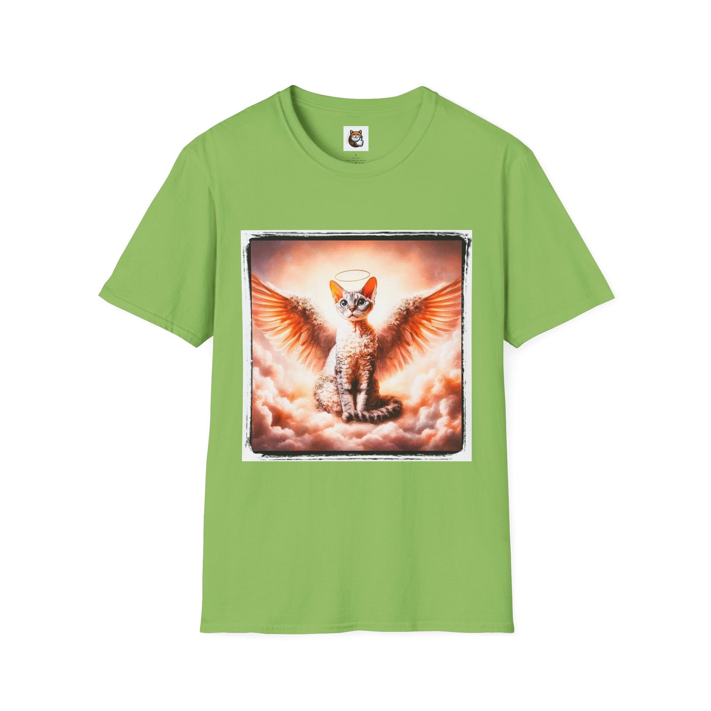 Devon Rex Cat Unisex Softstyle T-Shirt