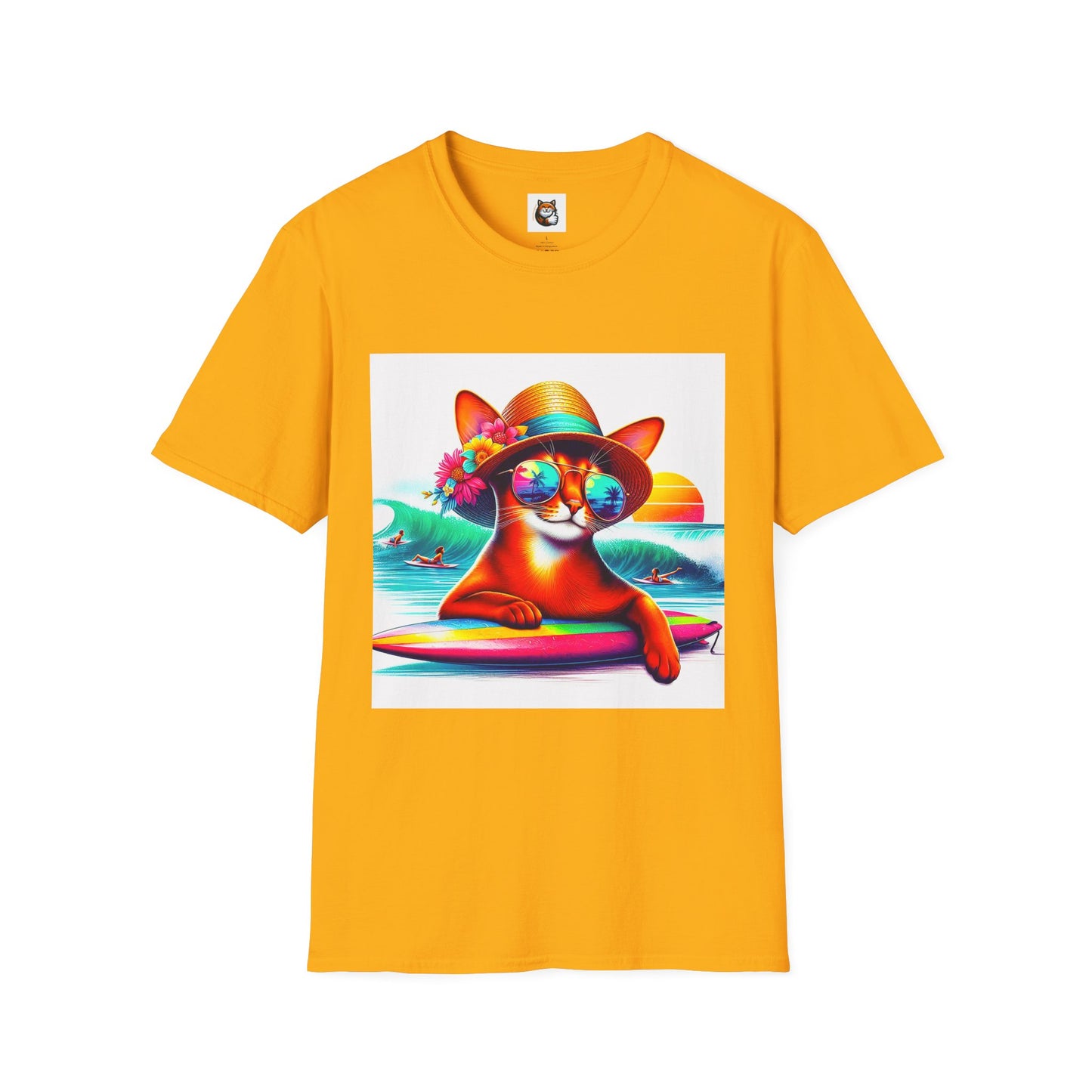 Abyssinian surfer Softstyle T-Shirt
