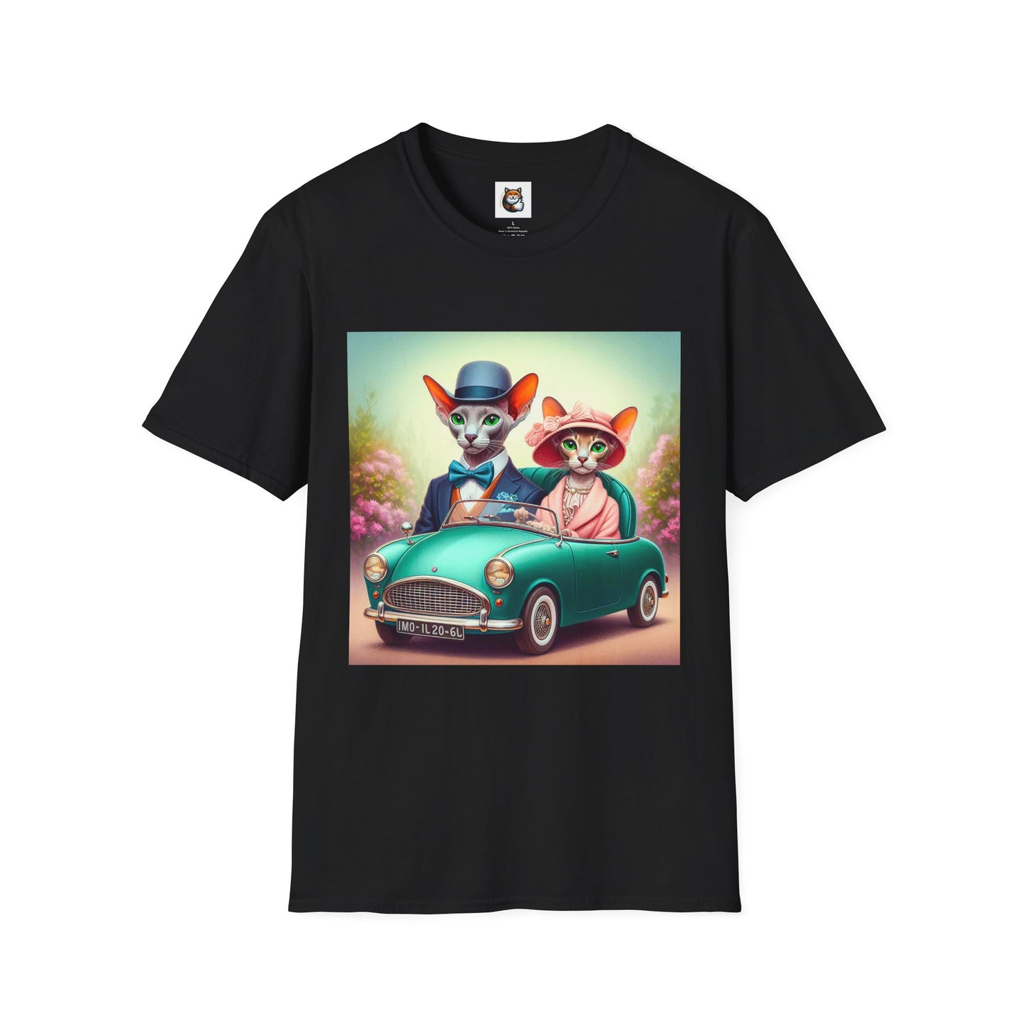 Wacky Oriental Shorthair Unisex Softstyle T-Shirt