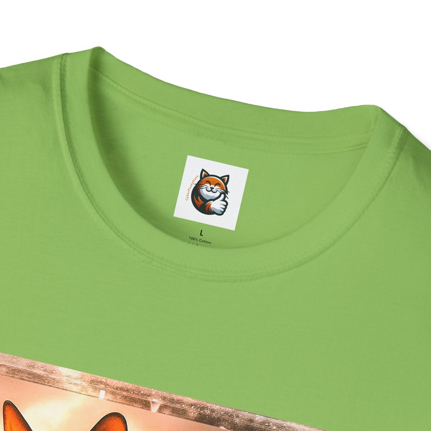 Wacky  Devon Rex pretty sunset  Unisex Softstyle T-Shirt