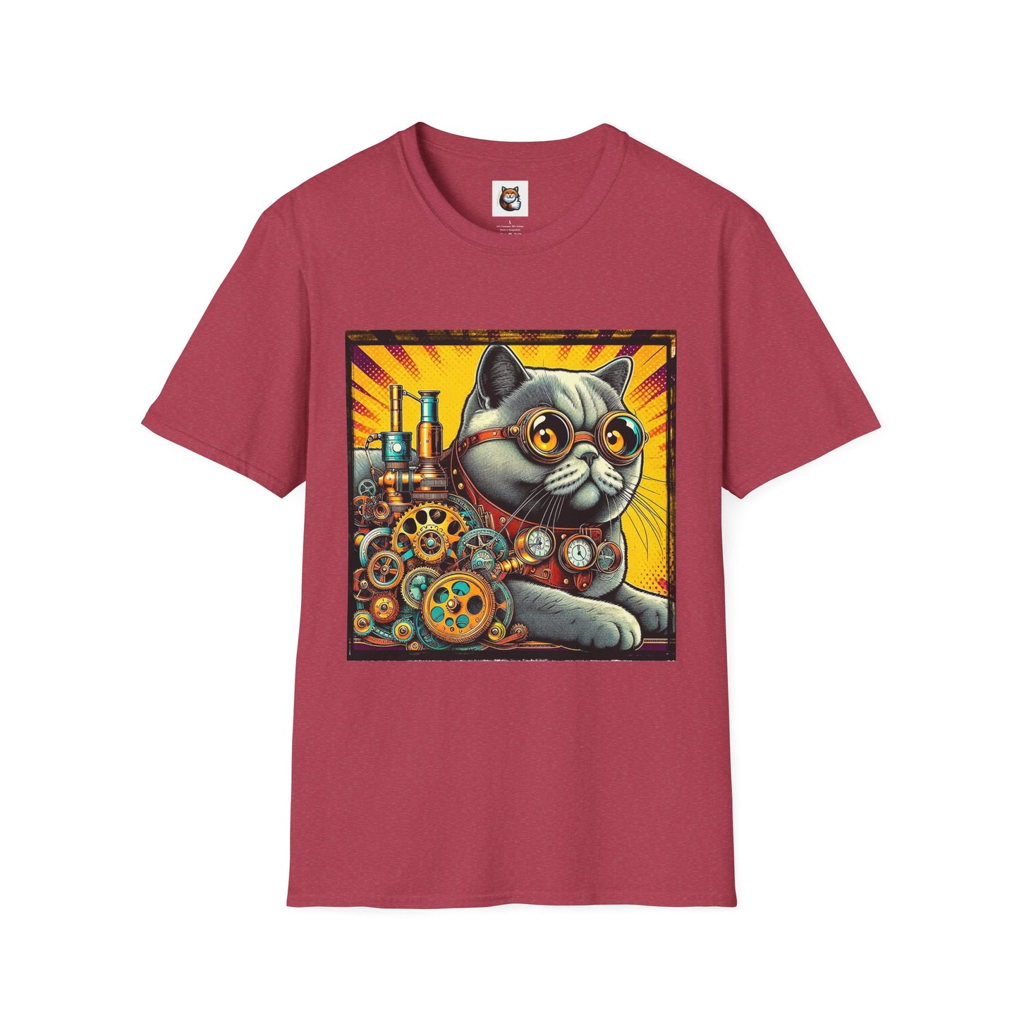 British Shorthair steam punk Softstyle T-Shirt