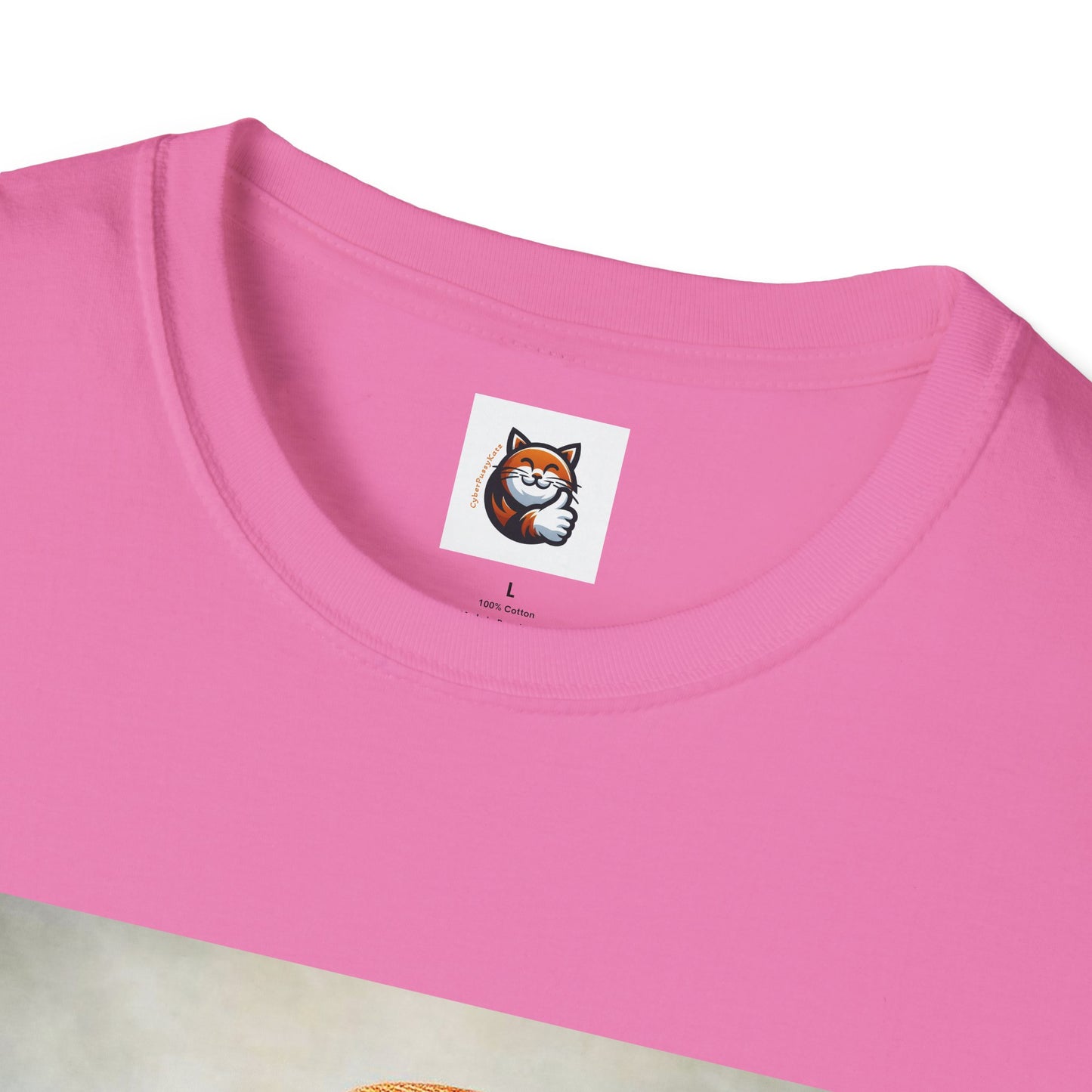 British Shorthair  hat and bow Unisex Softstyle T-Shirt