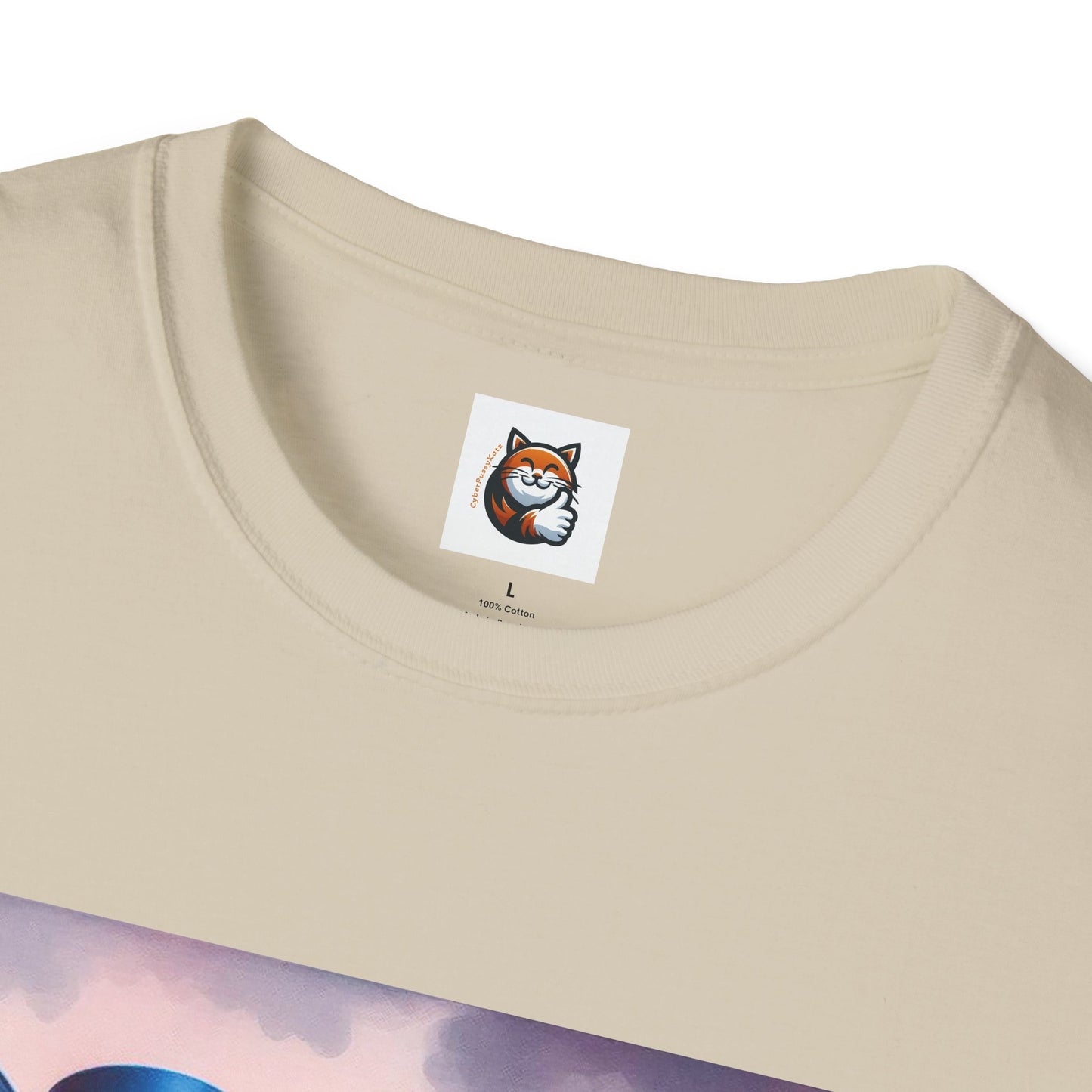 Russian Blue Cat tiny car  T-Shirt