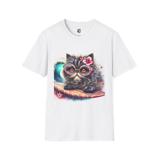 Selkirk Rex Cat T-Shirt  baby surfer