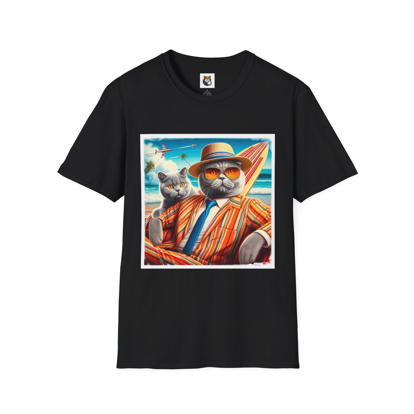 British Shorthair man in suit Softstyle T-Shirt