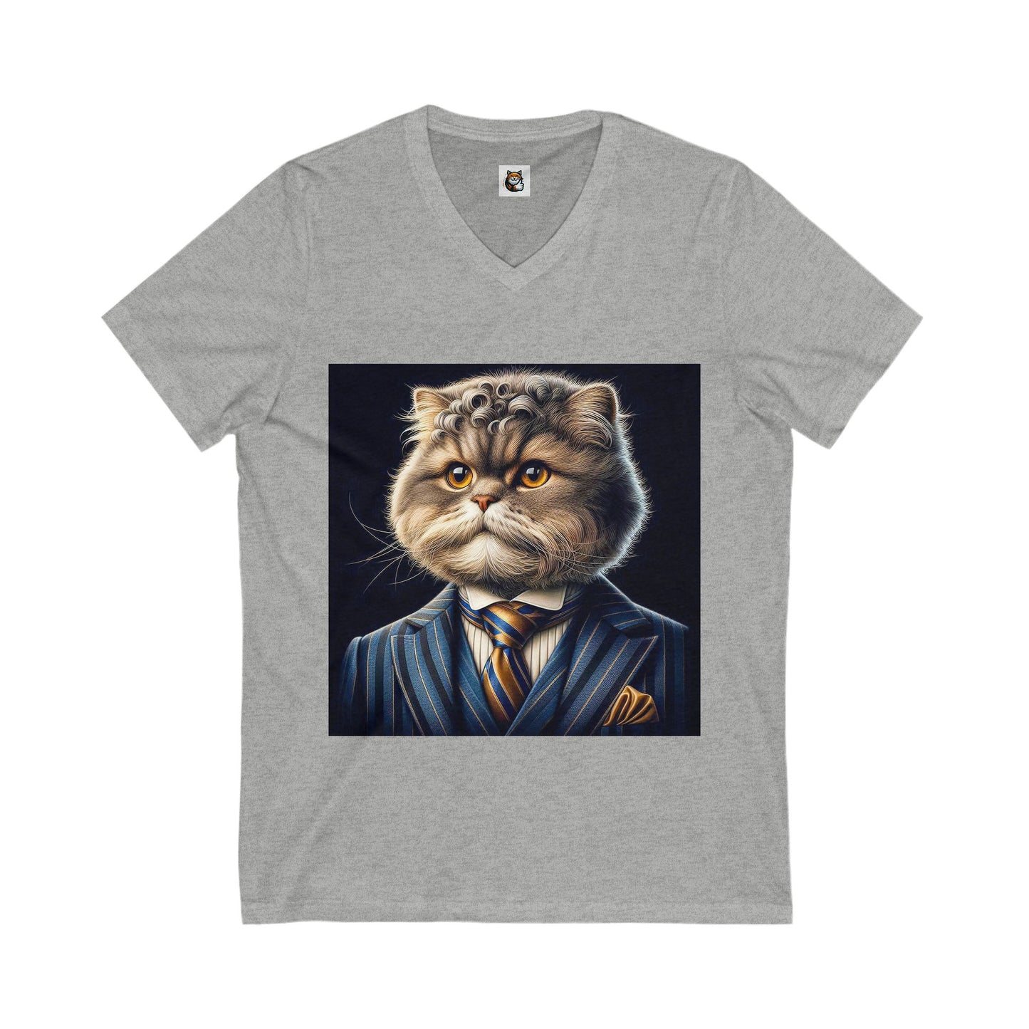 - Selkirk Rex Design V-Neck suit and tie