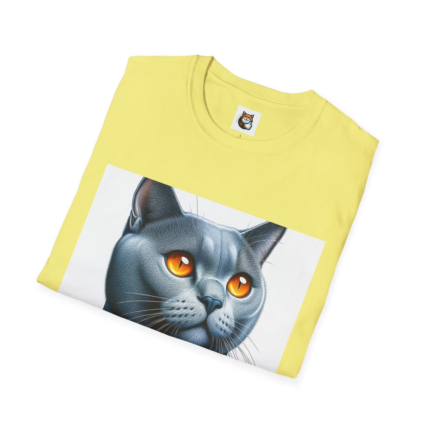Russian Blue Cat suit and tie  T-Shirt