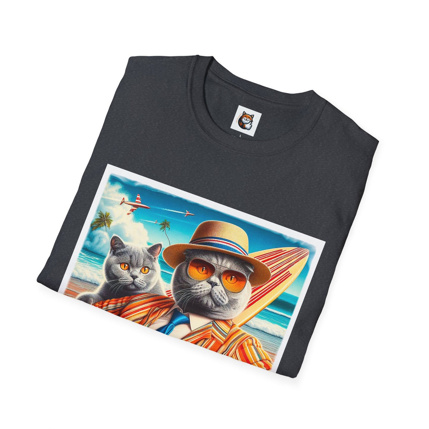 British Shorthair man in suit Softstyle T-Shirt