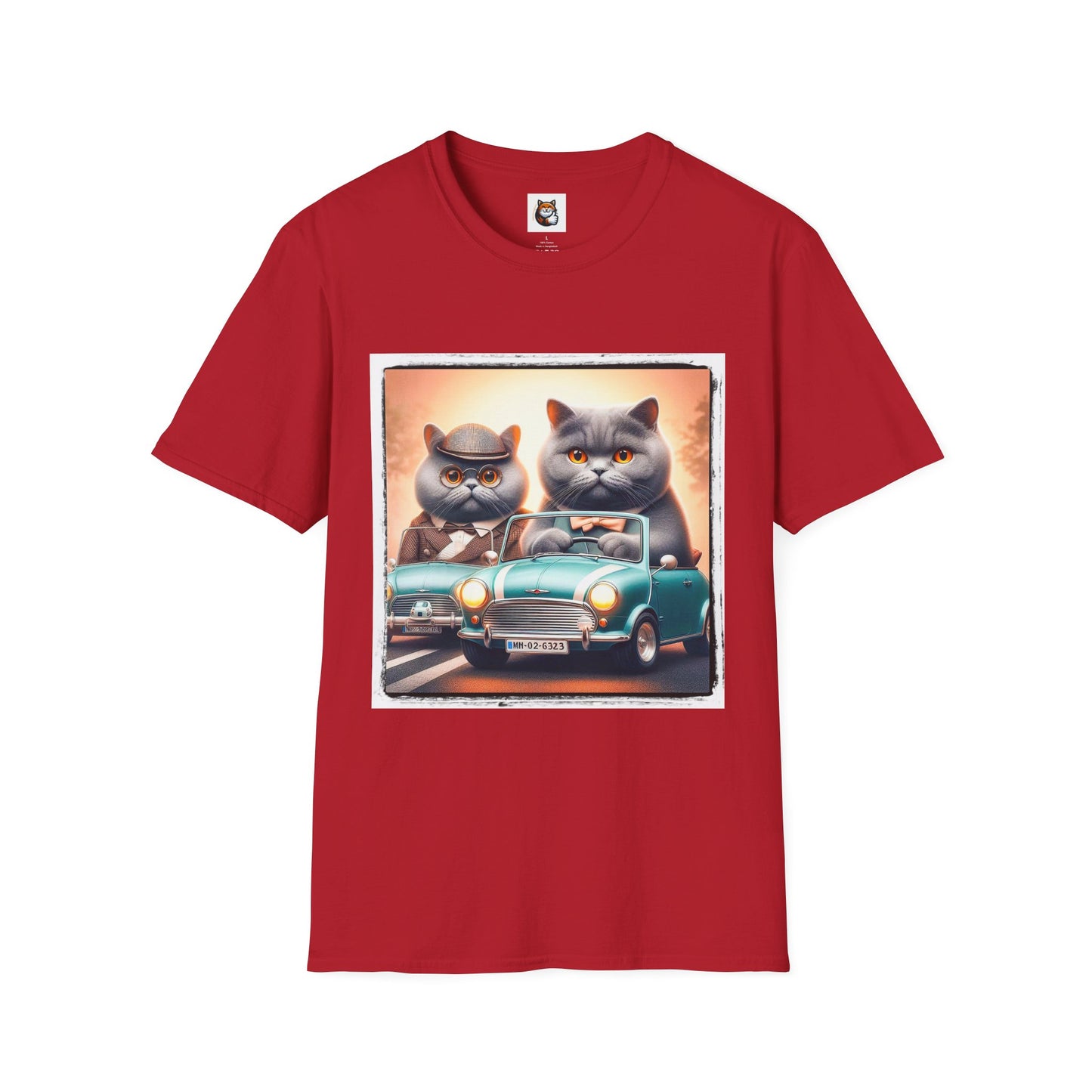Wacky British Shorthair Unisex Softstyle T-Shirt