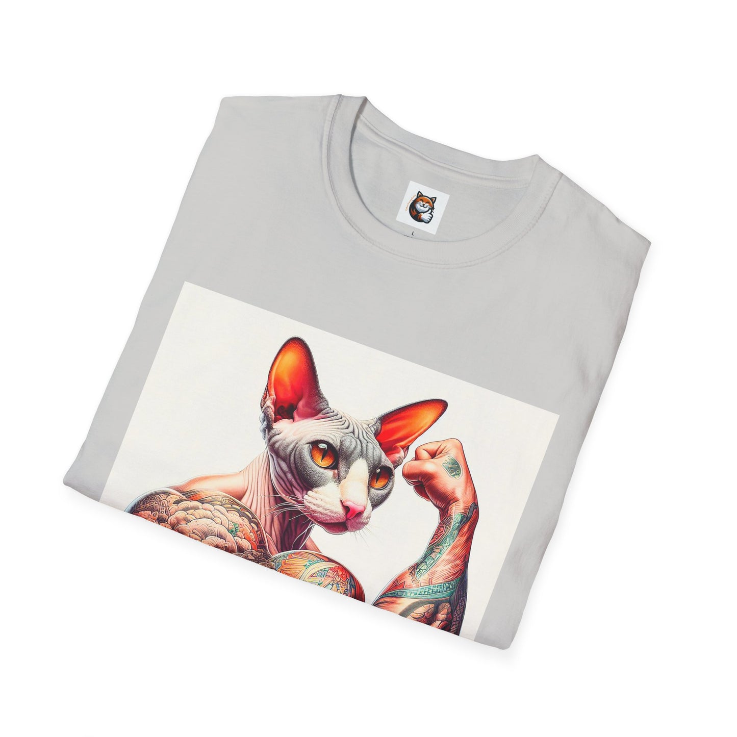 Cornish Rex Cat muscles  T-Shirt