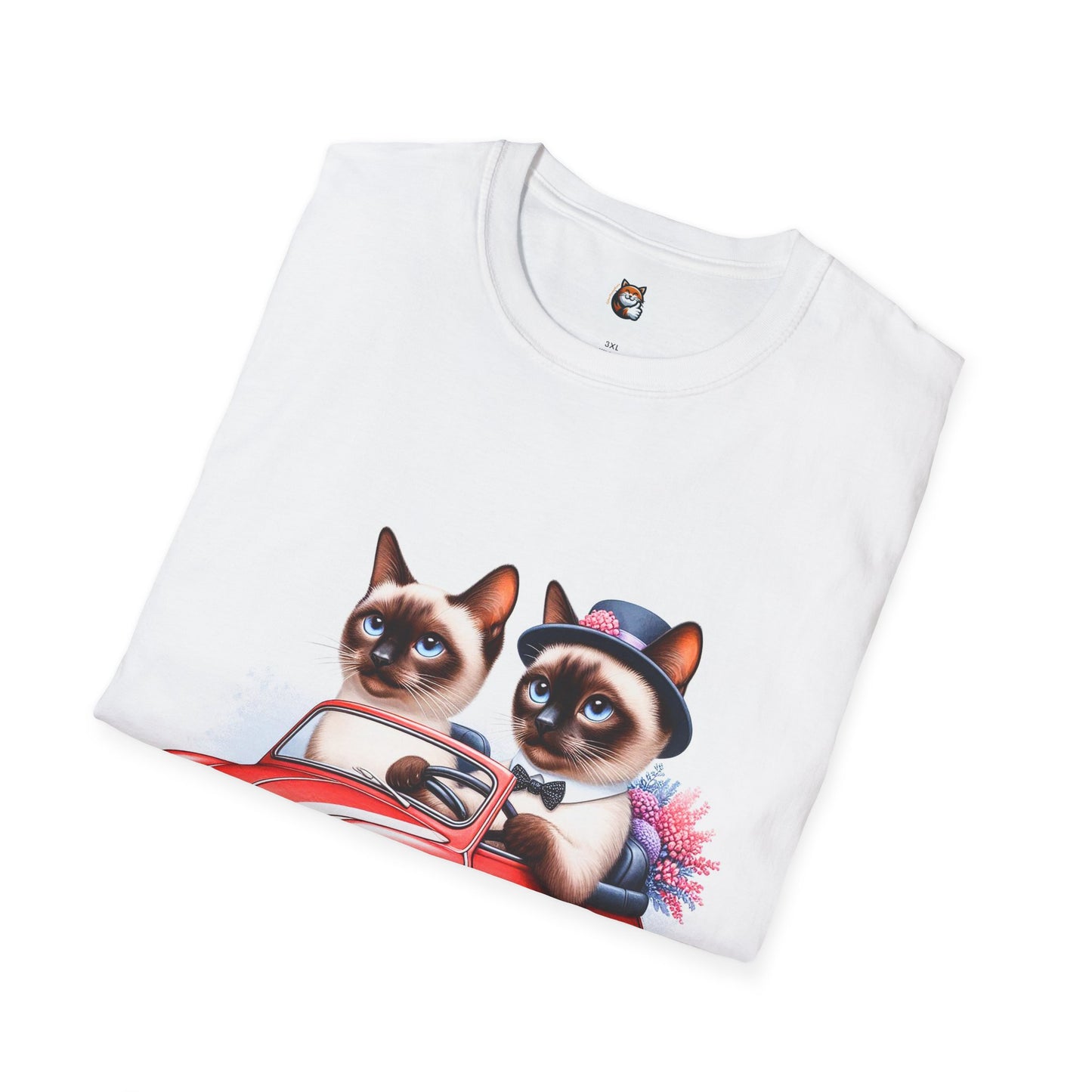 Wacky Siamese Cat friends driving