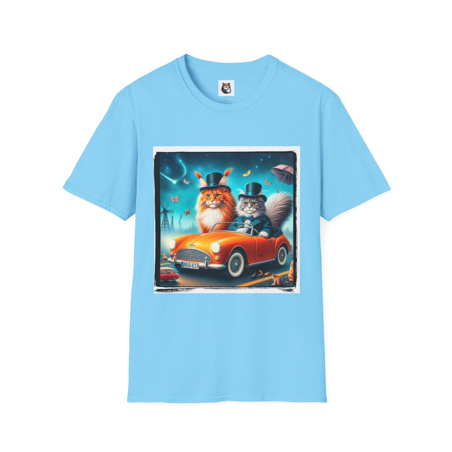 Wacky Maine Coon Unisex Softstyle T-Shirt