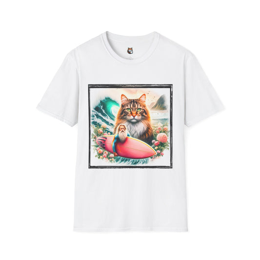 Norwegian Forest Cat Unisex Softstyle T-Shirt