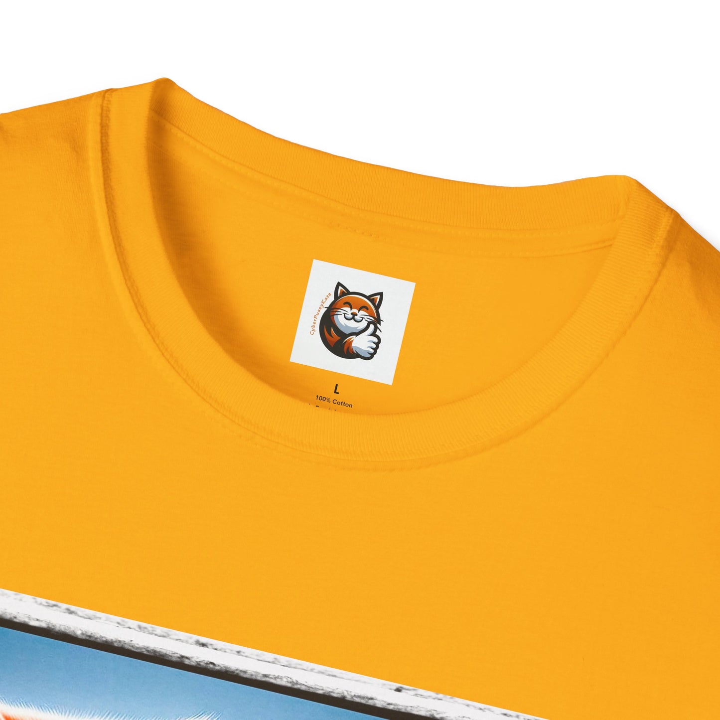 Wacky Exotic Shorthair Cat Unisex Softstyle T-Shirt