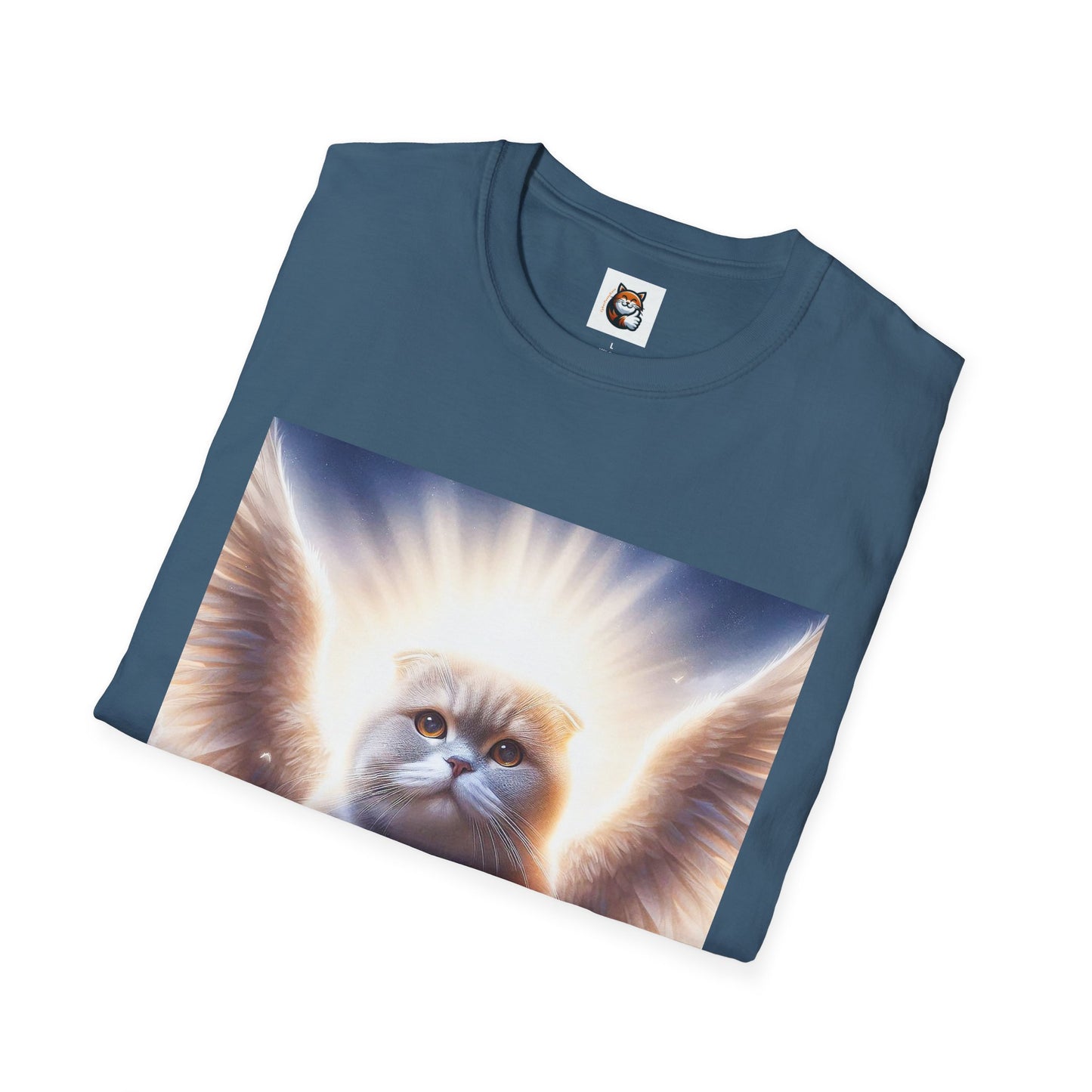 Scottish Fold Cat pretty Angel   T-Shirt