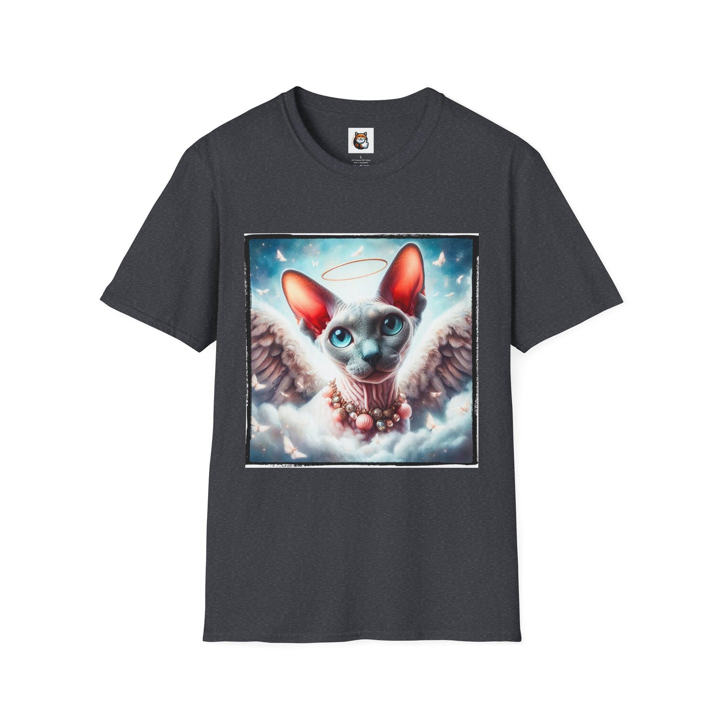 Cornish Rex Cat heavenly Angel  T-Shirt