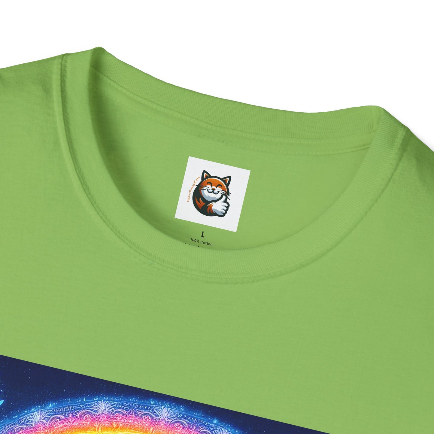Russian Blue Cat rainbow T-Shirt