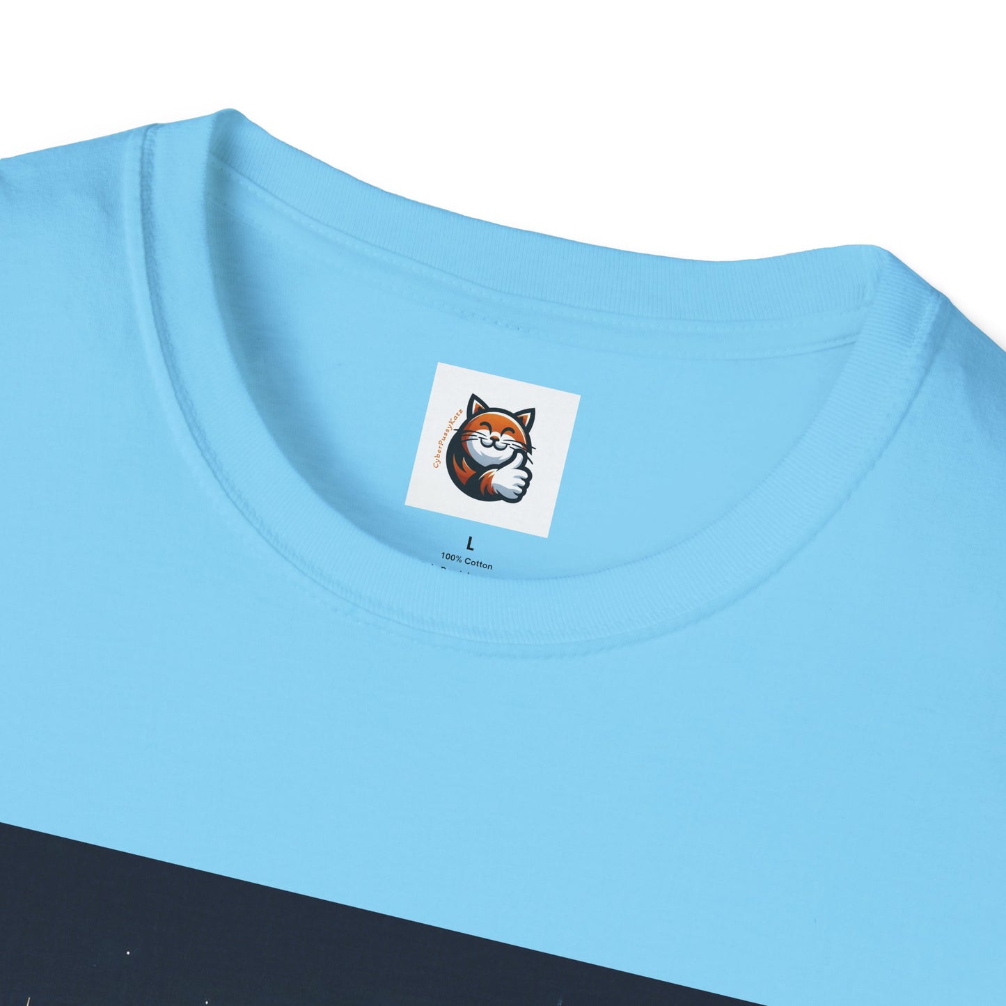 Wacky Domestic Cat Unisex Softstyle T-Shirt