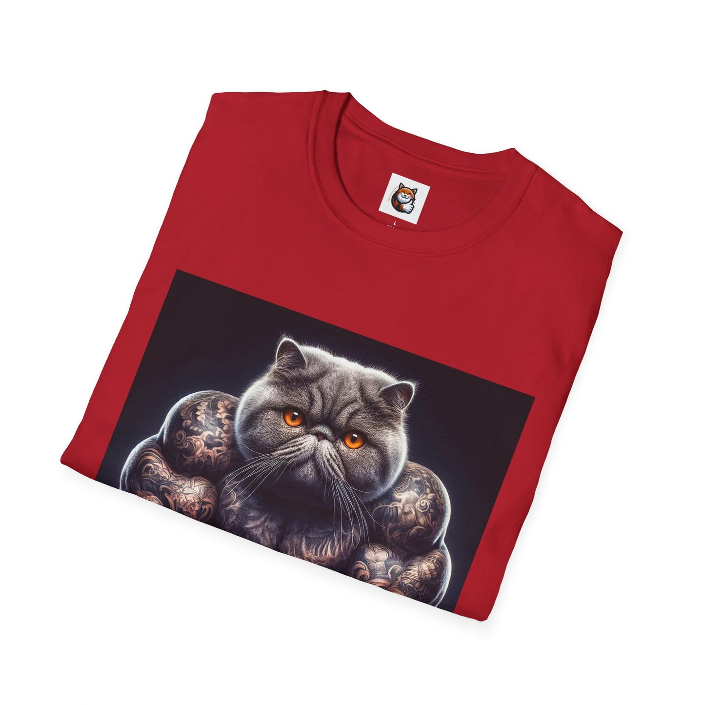 Exotic Shorthair Cat Unisex Softstyle T-Shirt