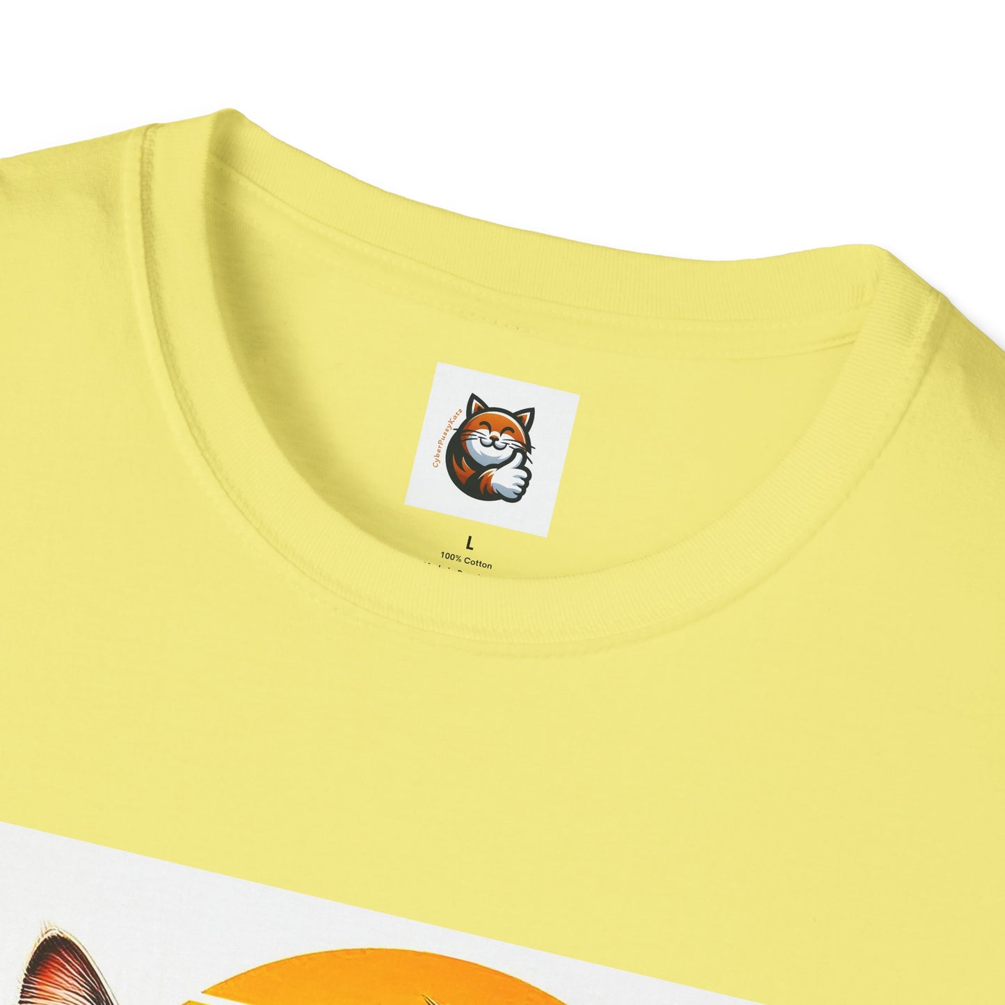 British Shorthair surfing Softstyle T-Shirt