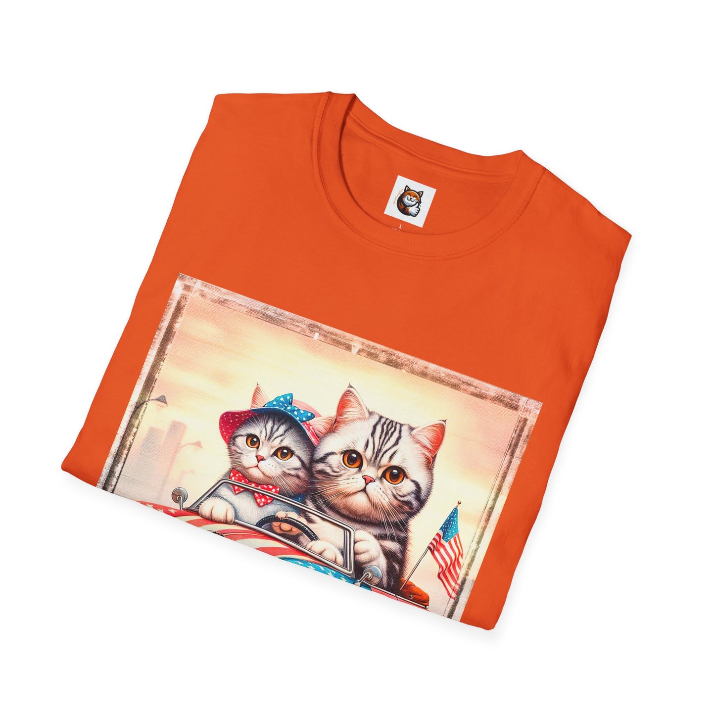 Wacky American Shorthair Unisex Softstyle T-Shirt