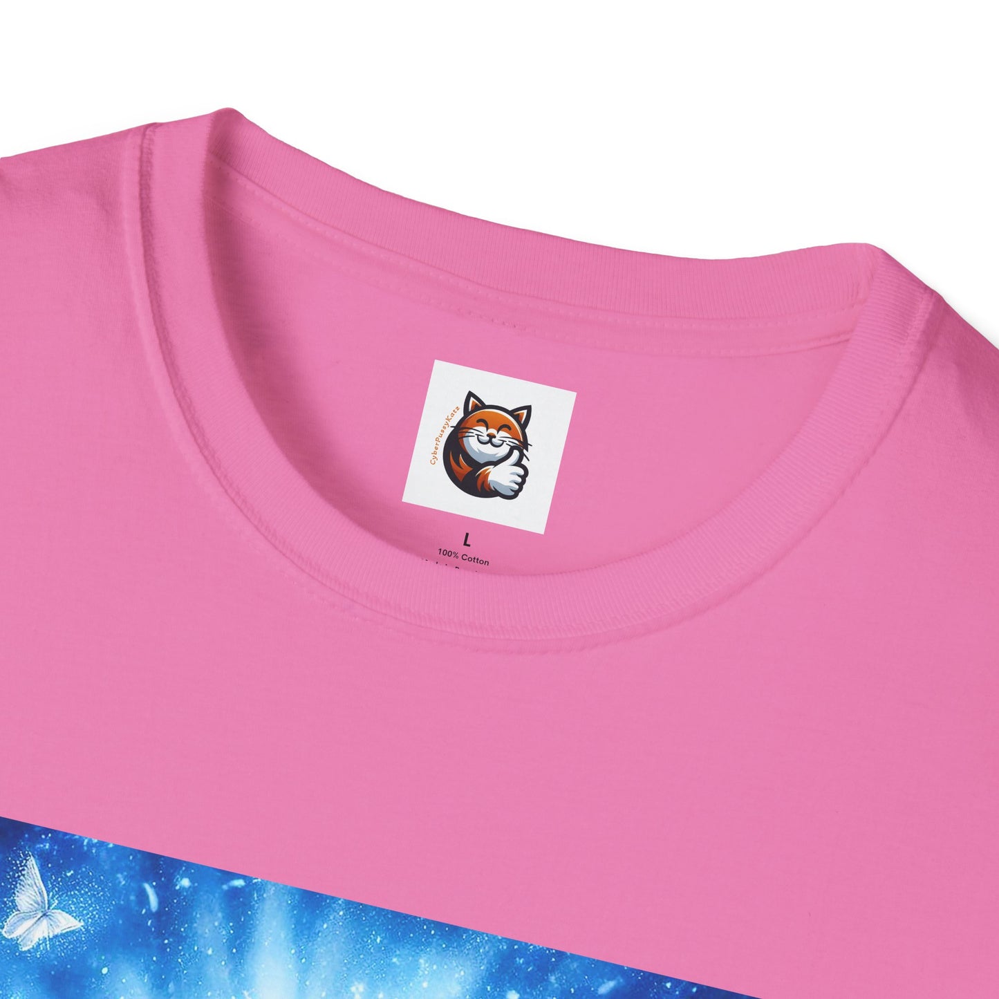 Russian Blue Cat Unisex Softstyle T-Shirt