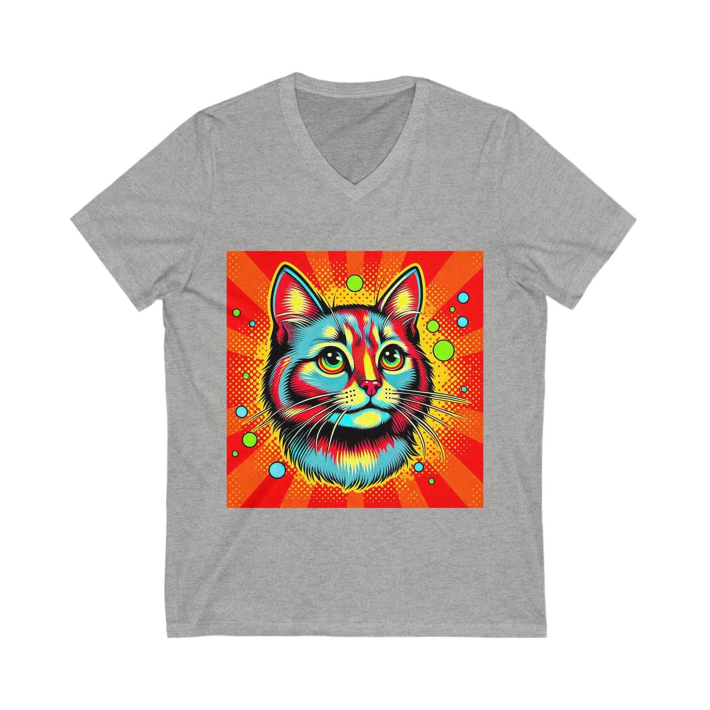 Domestic Cat colors  V-Neck Tee