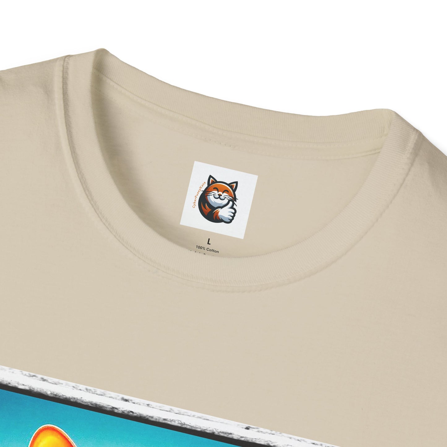 Cornish Rex Cat beach surfer  T-Shirt