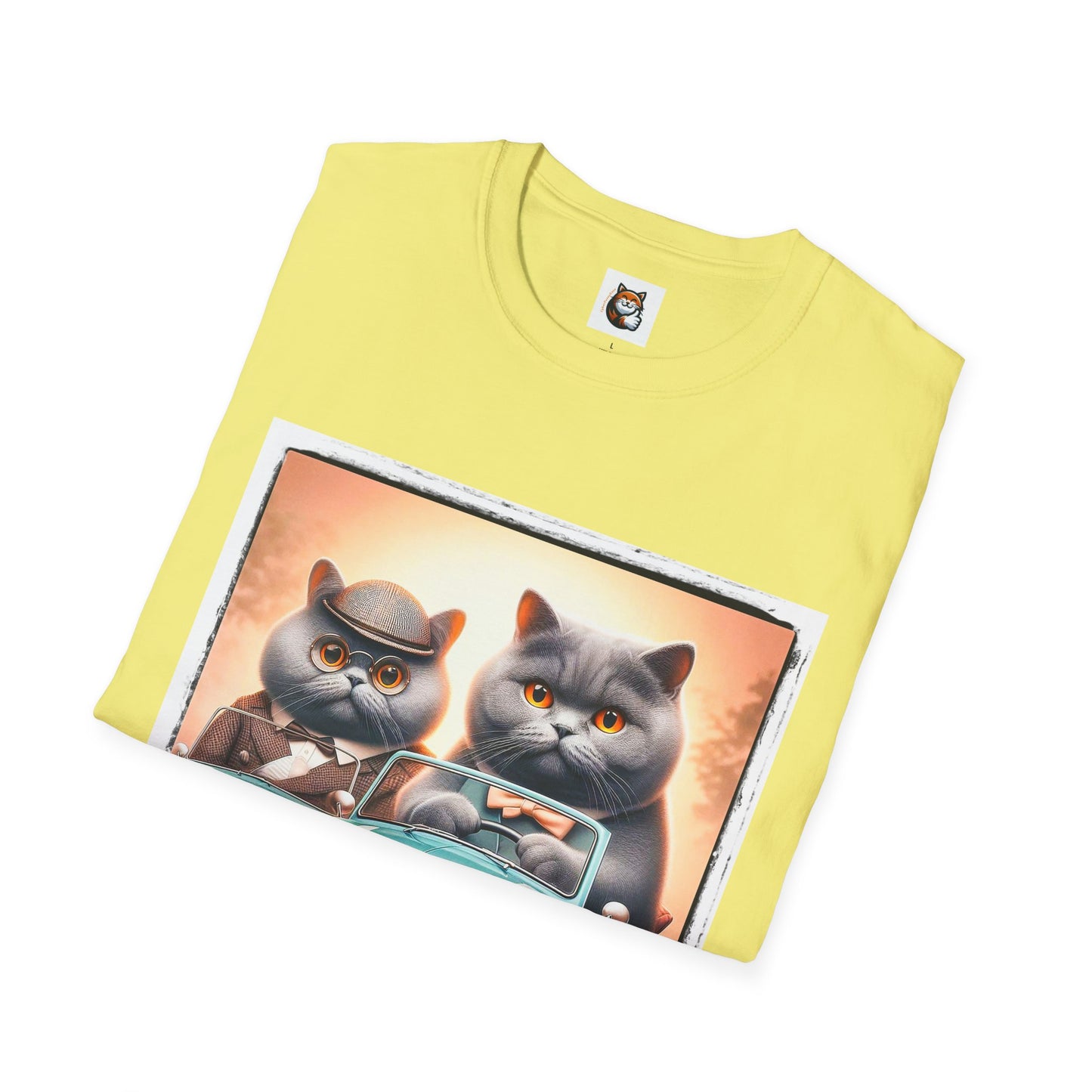 Wacky British Shorthair Unisex Softstyle T-Shirt