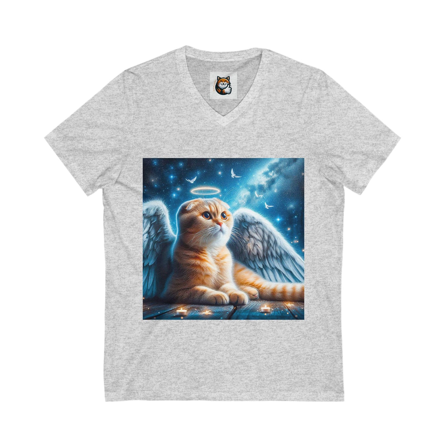 Scottish Fold Cat blue Angel shirt