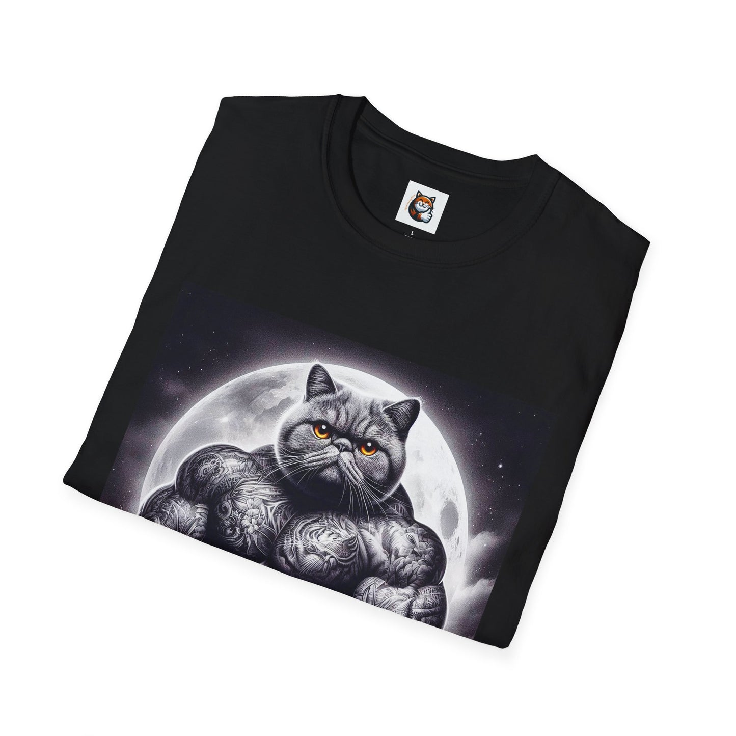 Exotic Shorthair Cat Unisex Softstyle T-Shirt