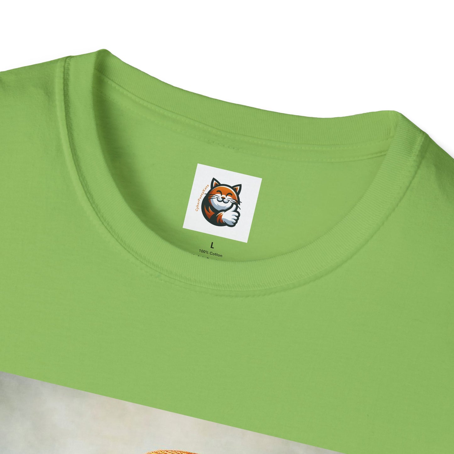 British Shorthair  hat and bow Unisex Softstyle T-Shirt