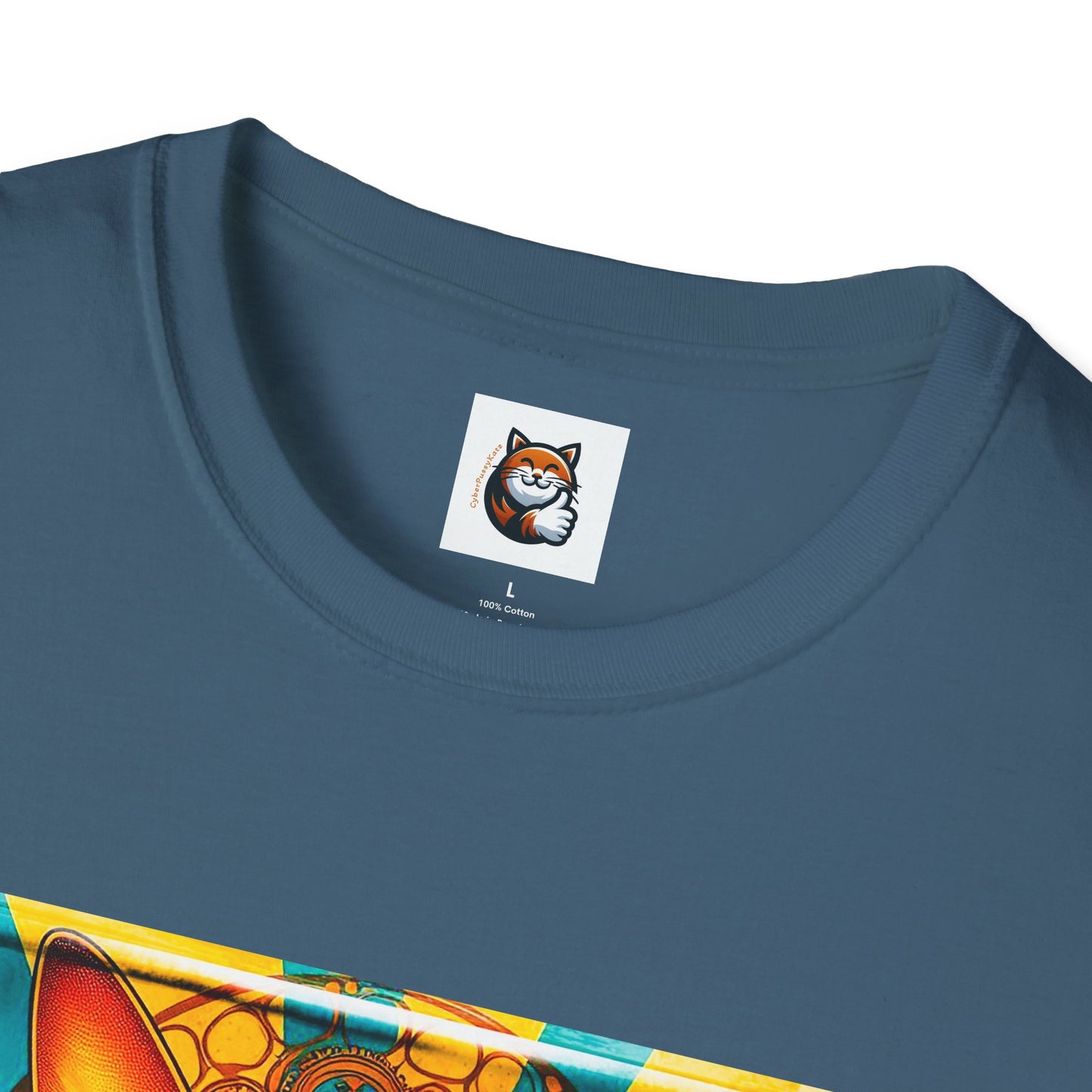 Abyssinian Unisex  steam punk Softstyle T-Shirt