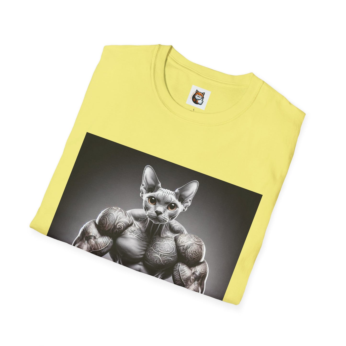 Devon Rex Cat Unisex Softstyle T-Shirt