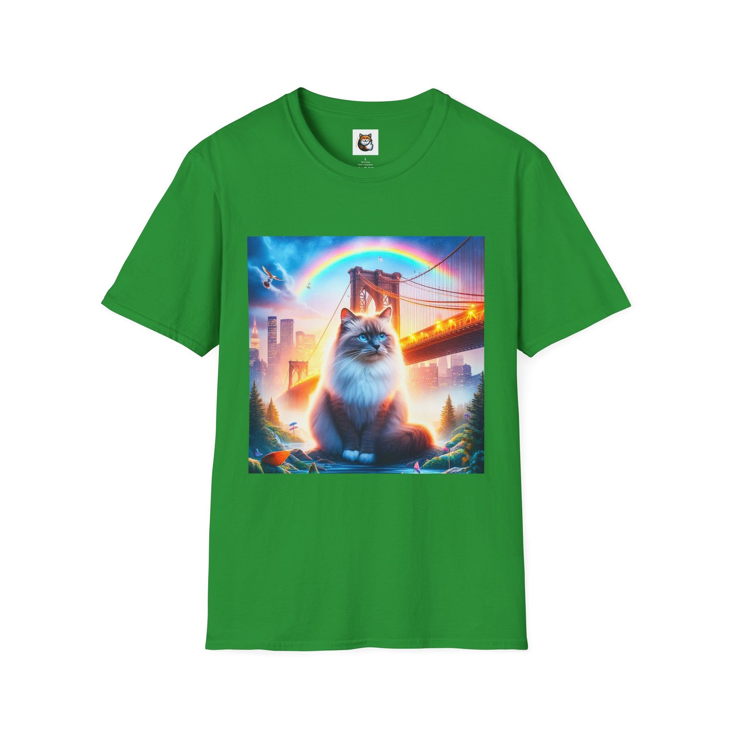 Ragdoll Unisex  rainbow bridge T-Shirt