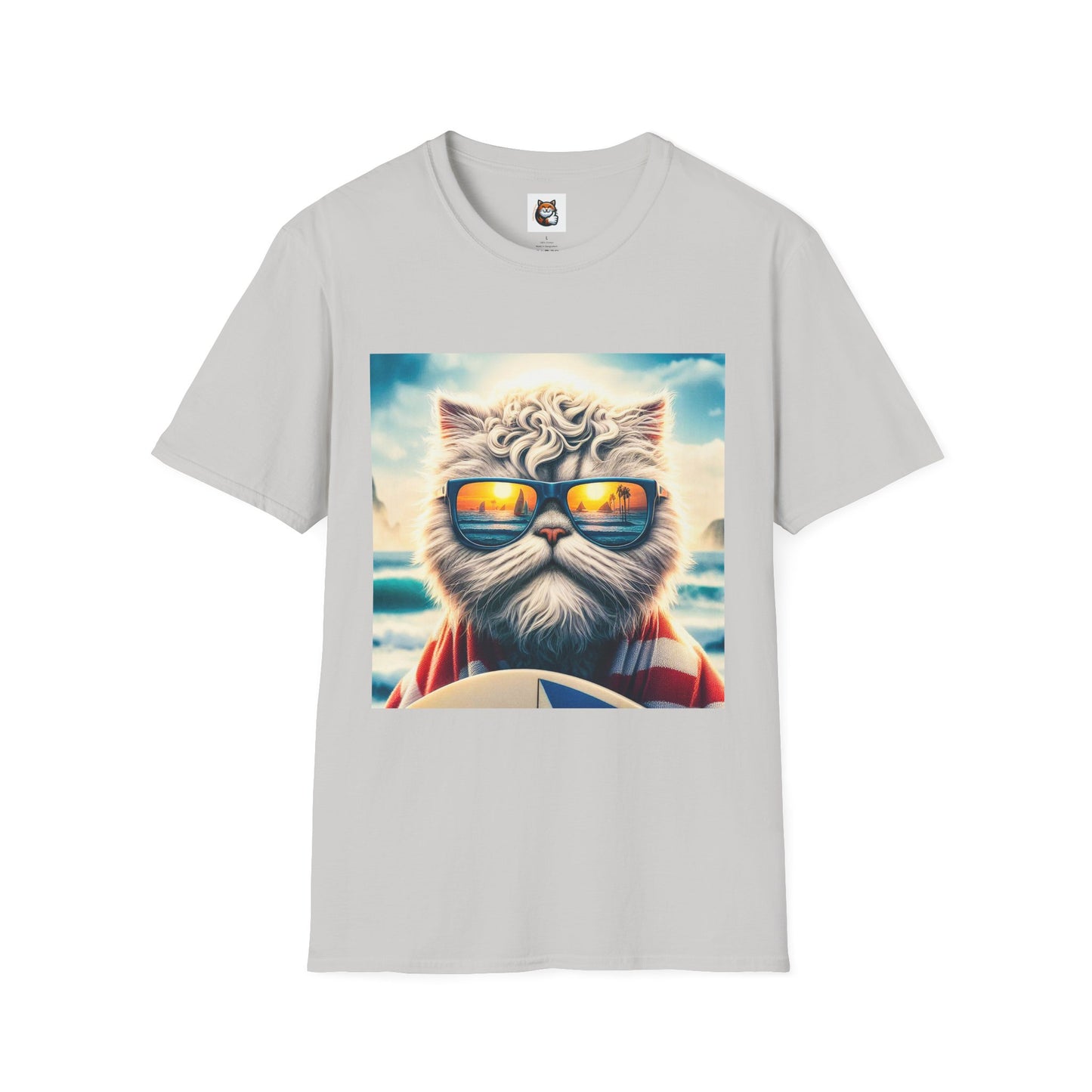 Selkirk Rex Cat T-Shirt  beach day
