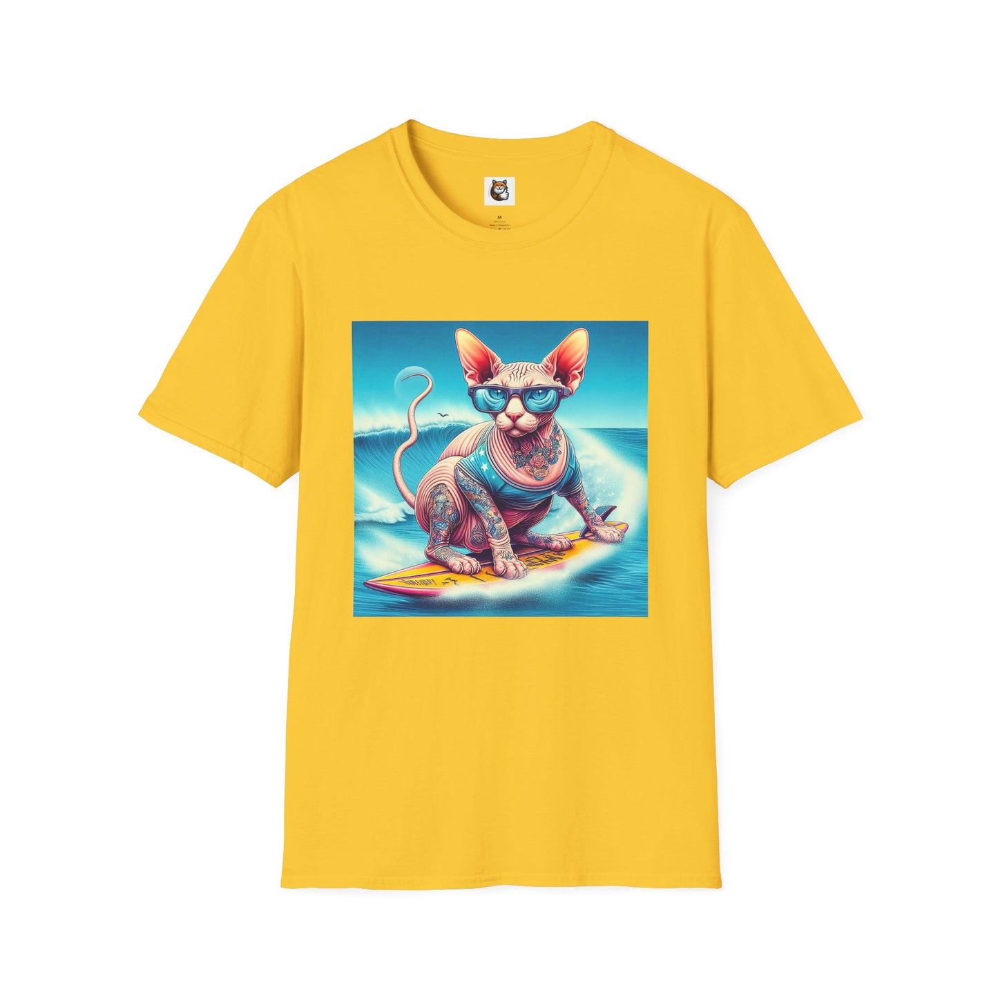 Sphynx Cat surfing beauty shirt