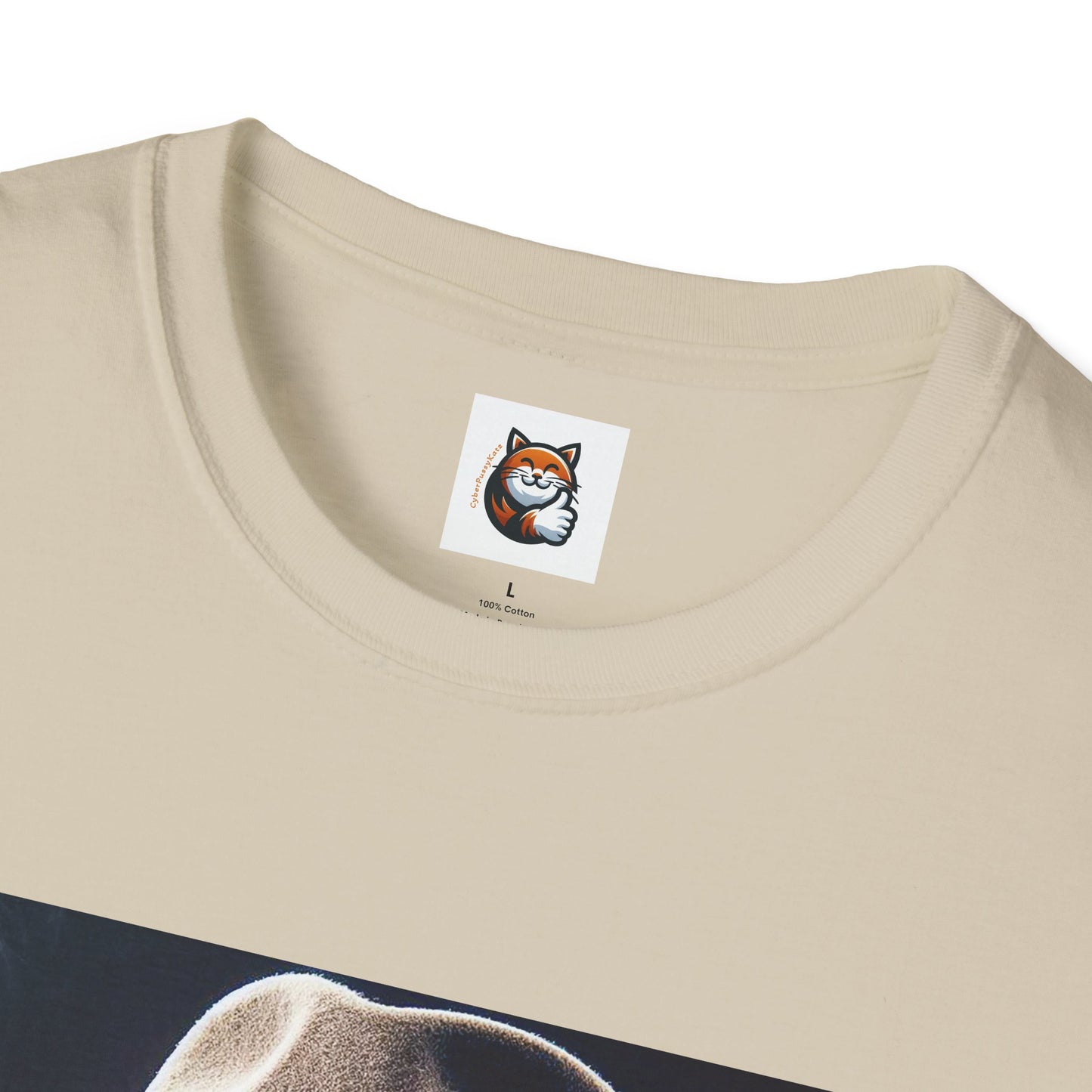 Russian Blue Cat  smoking and cigars T-Shirt