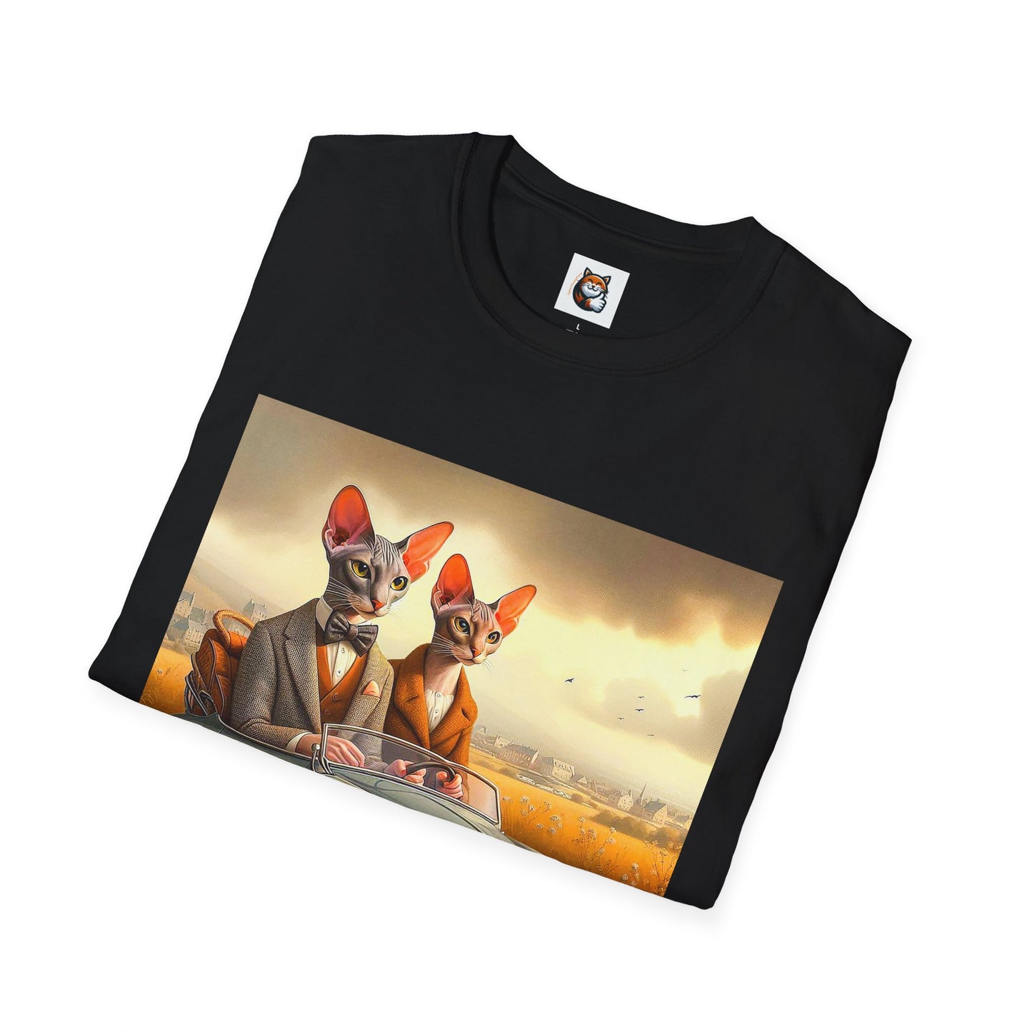 Wacky Oriental Shorthair Unisex Softstyle T-Shirt