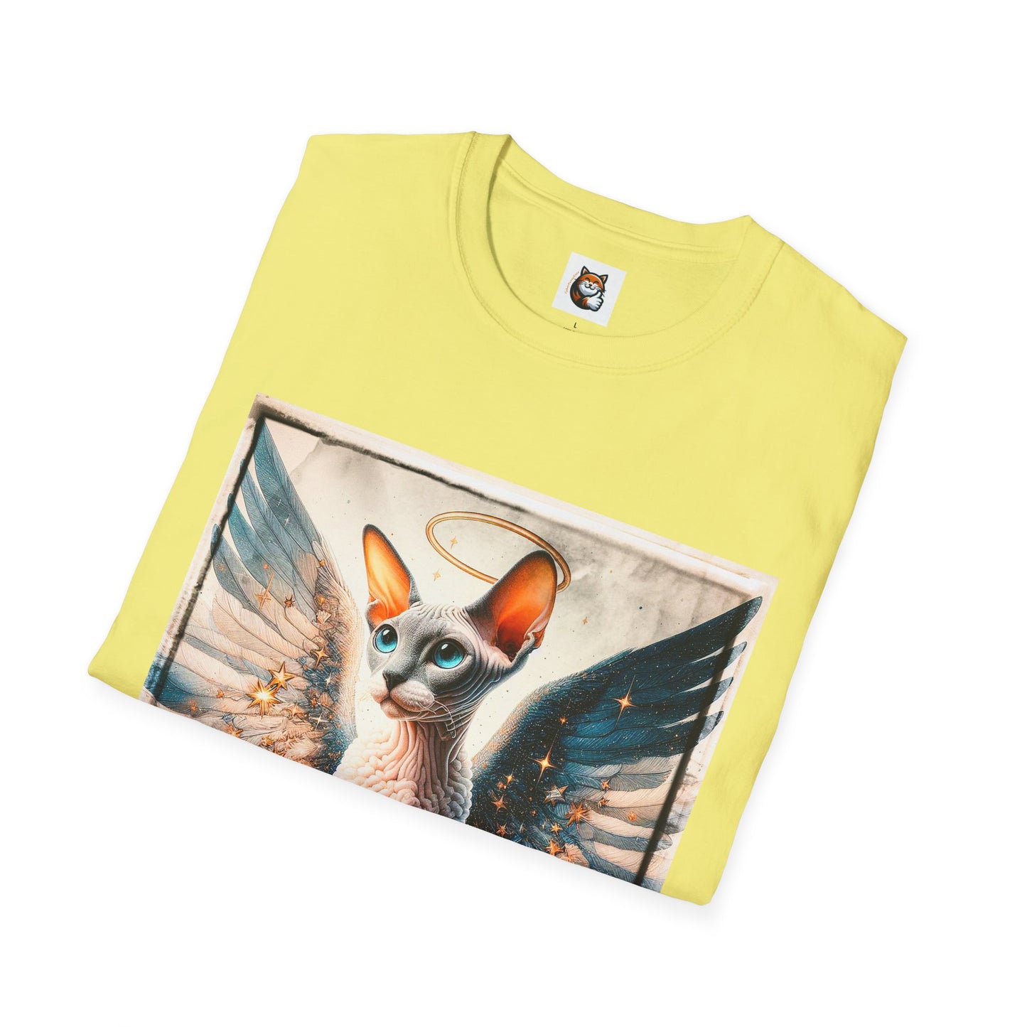Cornish Rex Cat heavenly Angel  T-Shirt